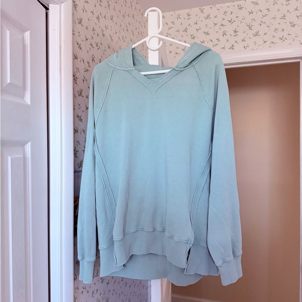 Women's Mint Blue Hoodie Oversized
